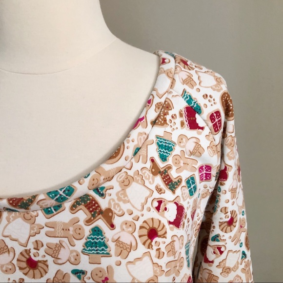 LORD & TAYLOR plush nightgown holiday size large - Picture 2 of 4